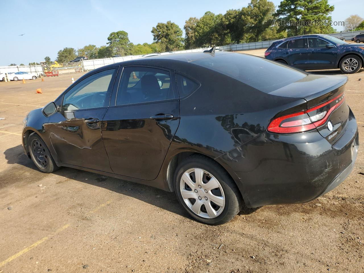 2015 Dodge Dart Se Black vin: 1C3CDFAA3FD315635