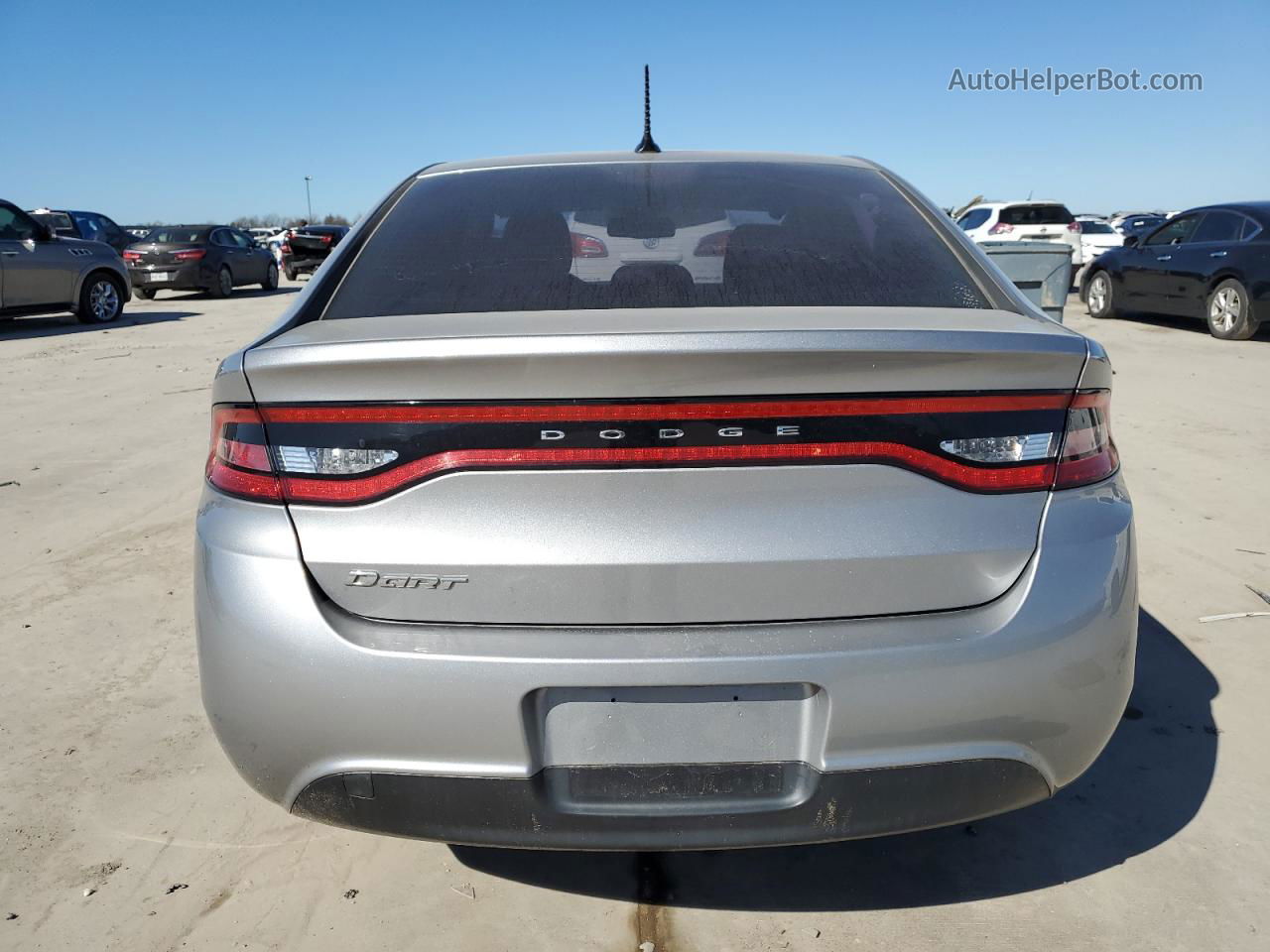 2015 Dodge Dart Se Silver vin: 1C3CDFAA4FD277350