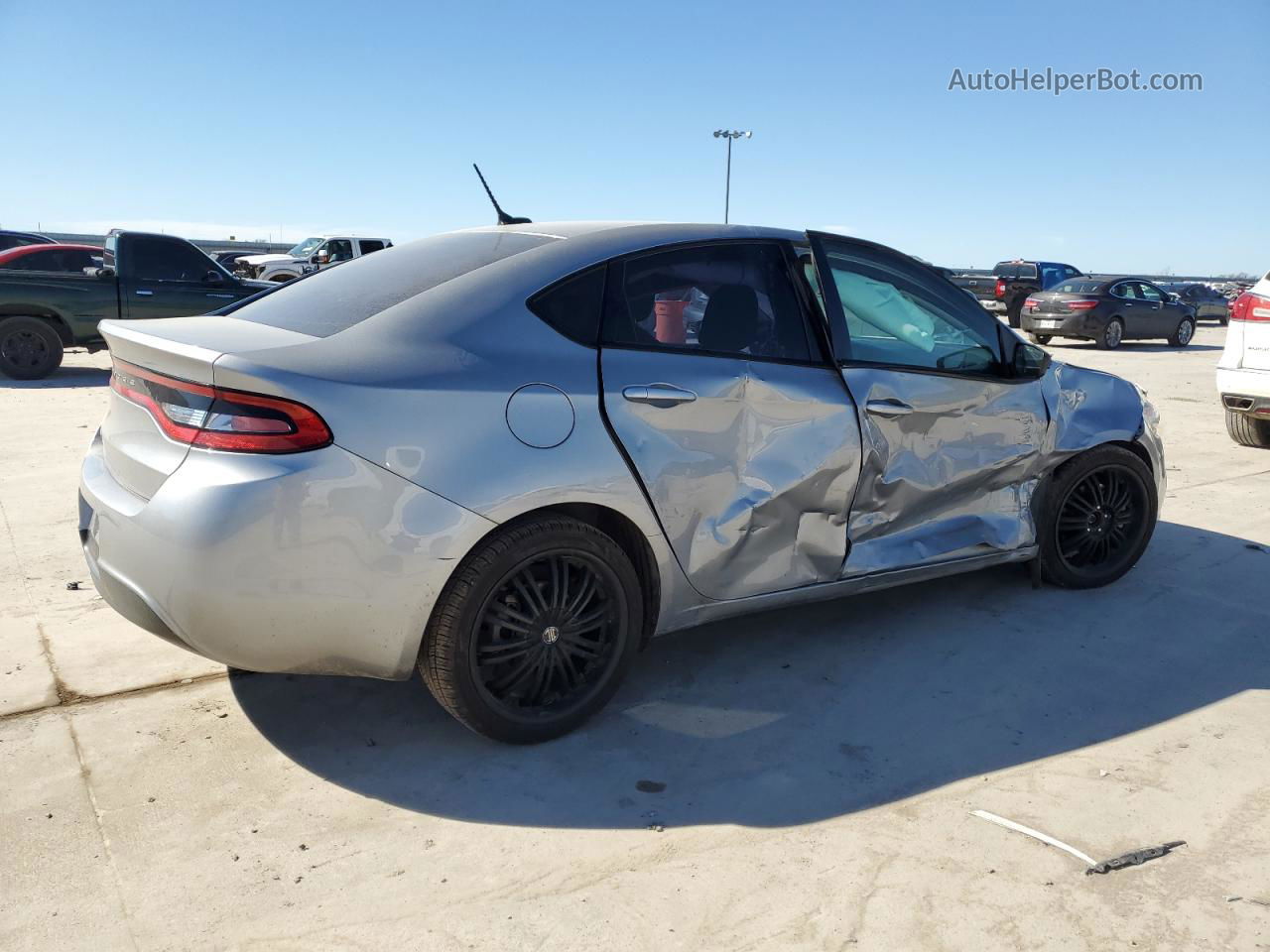 2015 Dodge Dart Se Silver vin: 1C3CDFAA4FD277350