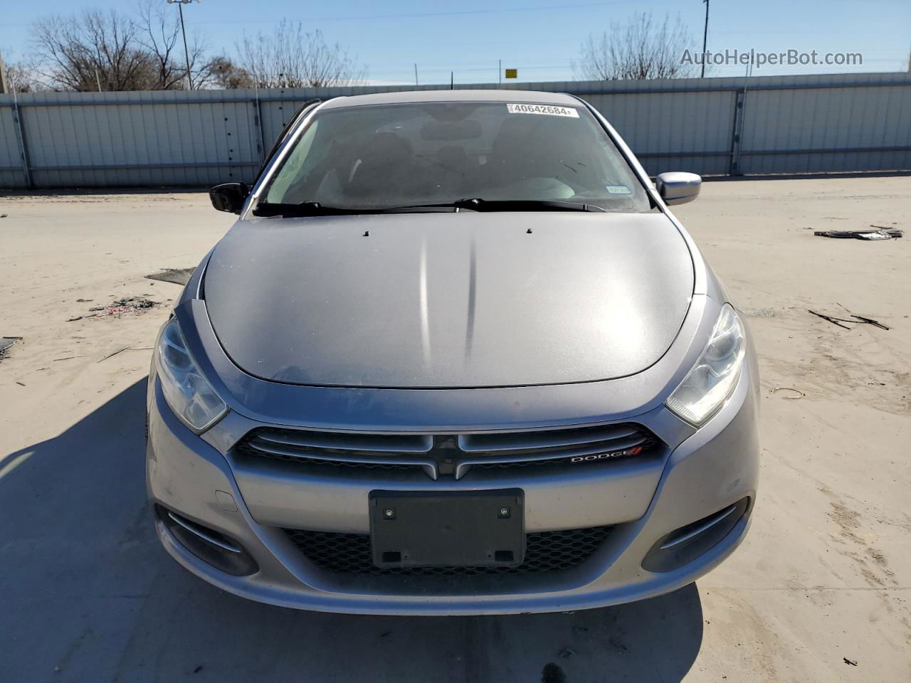 2015 Dodge Dart Se Silver vin: 1C3CDFAA4FD277350