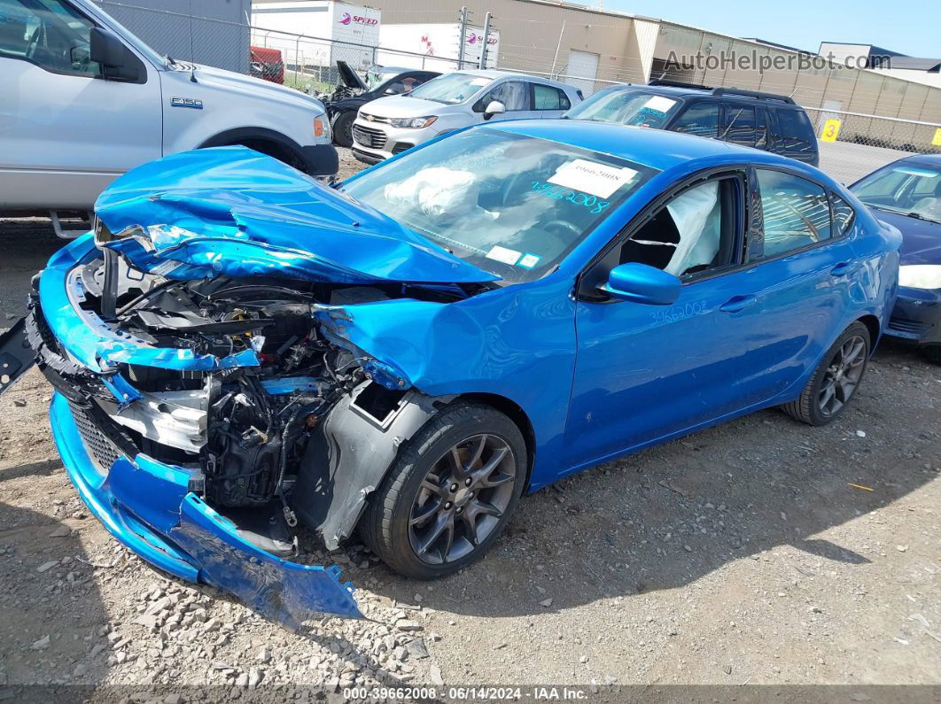 2015 Dodge Dart Se Blue vin: 1C3CDFAA4FD363919