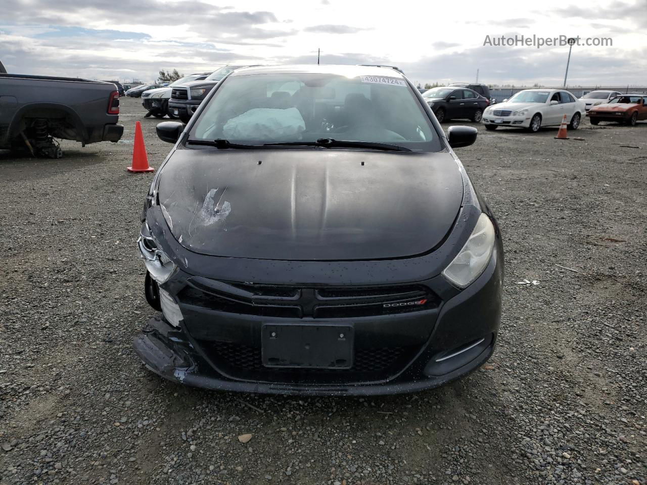 2015 Dodge Dart Se Black vin: 1C3CDFAA4FD411273