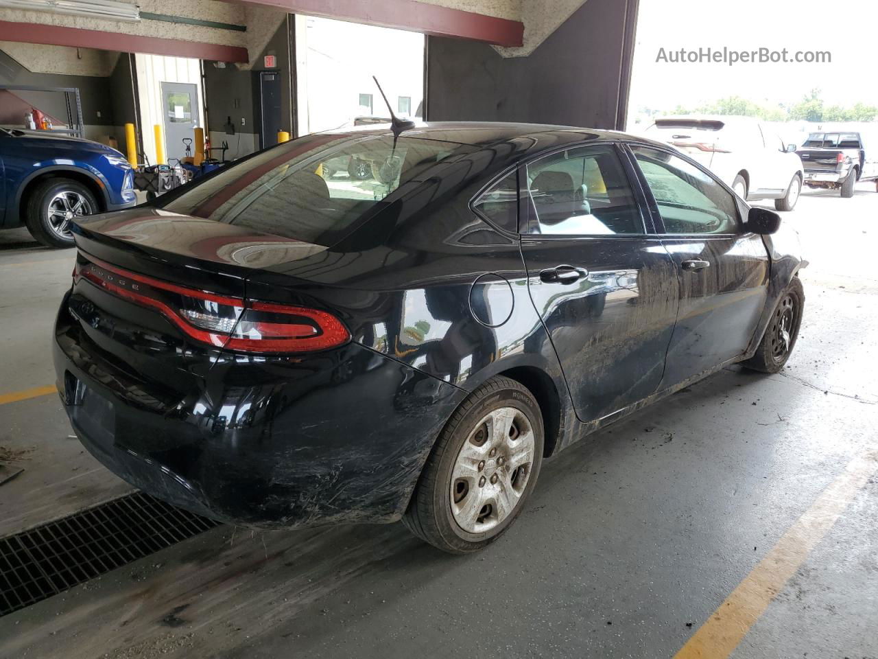 2015 Dodge Dart Se Черный vin: 1C3CDFAA5FD150560