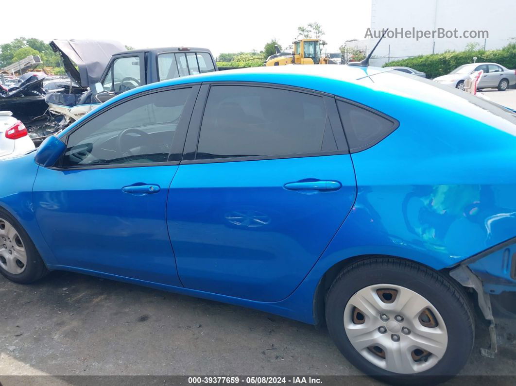 2015 Dodge Dart Se Blue vin: 1C3CDFAA5FD276983