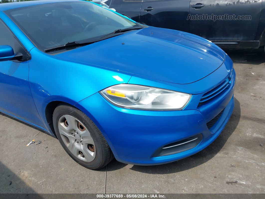 2015 Dodge Dart Se Blue vin: 1C3CDFAA5FD276983