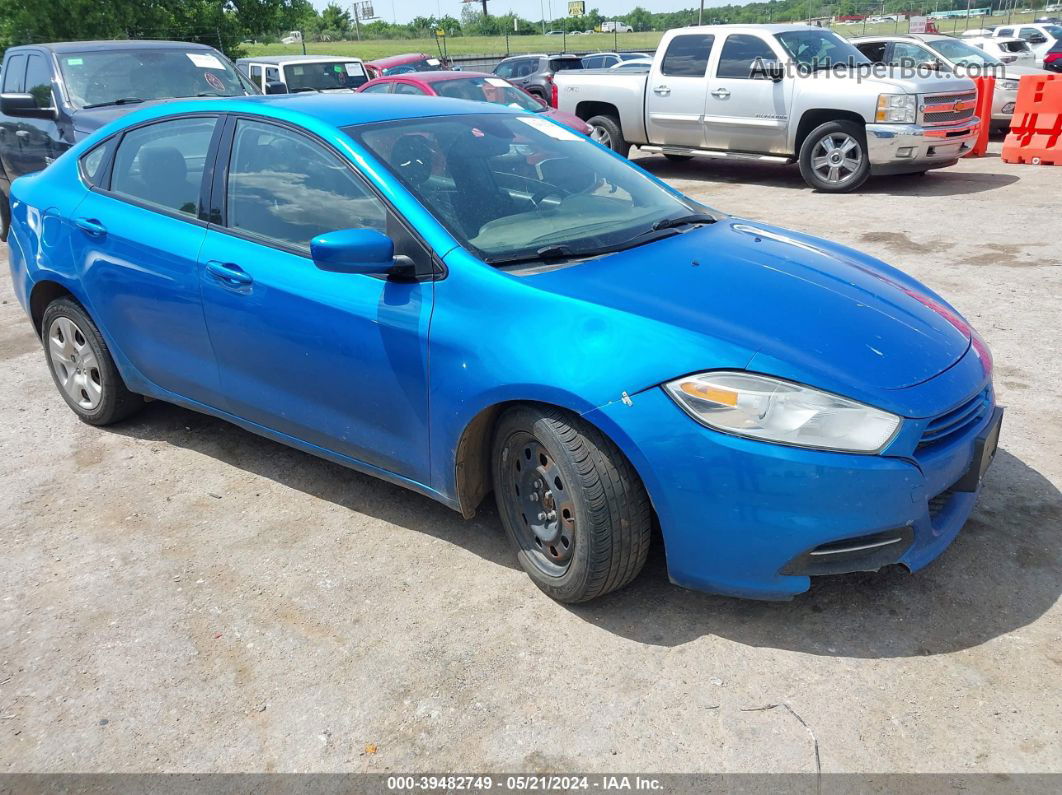 2015 Dodge Dart Se Blue vin: 1C3CDFAA5FD362844