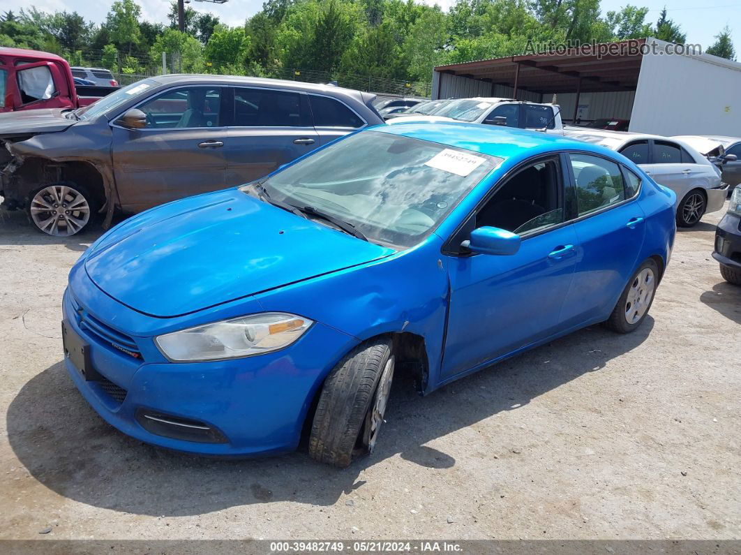 2015 Dodge Dart Se Blue vin: 1C3CDFAA5FD362844