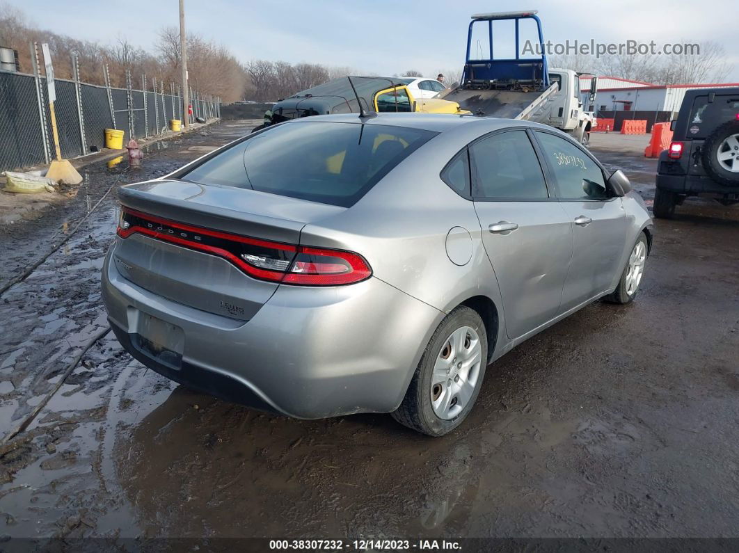 2015 Dodge Dart Se Silver vin: 1C3CDFAA5FD404283