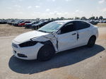 2015 Dodge Dart Se White vin: 1C3CDFAA5FD411248