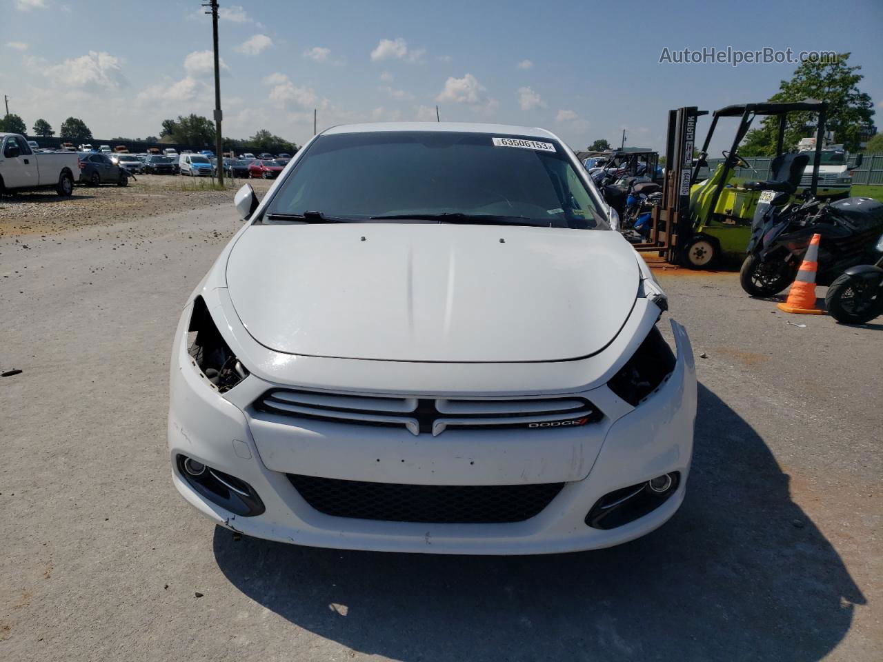 2015 Dodge Dart Se Белый vin: 1C3CDFAA5FD411248