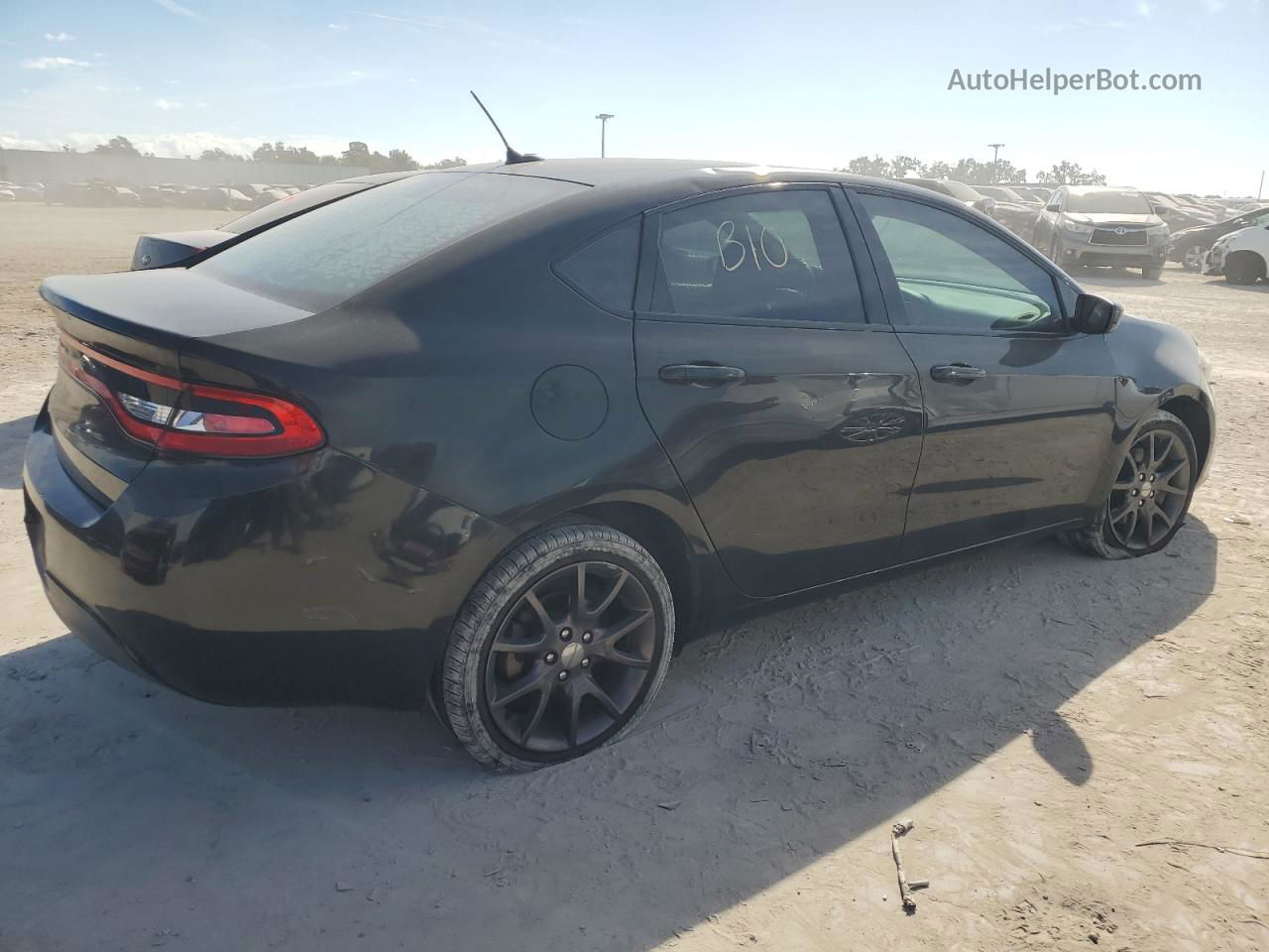 2015 Dodge Dart Se Черный vin: 1C3CDFAA5FD433167