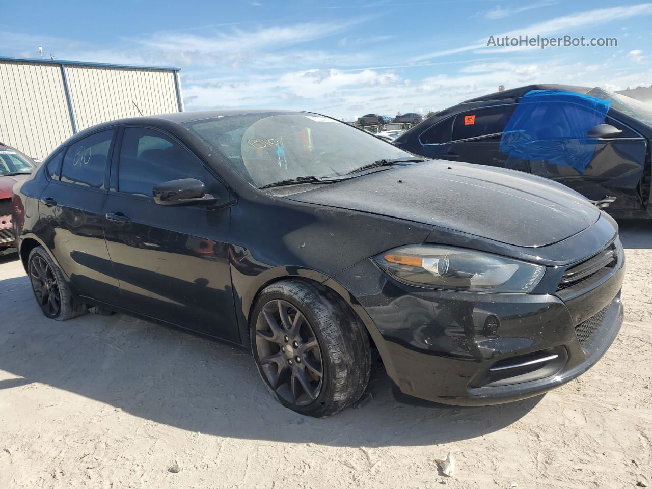 2015 Dodge Dart Se Черный vin: 1C3CDFAA5FD433167