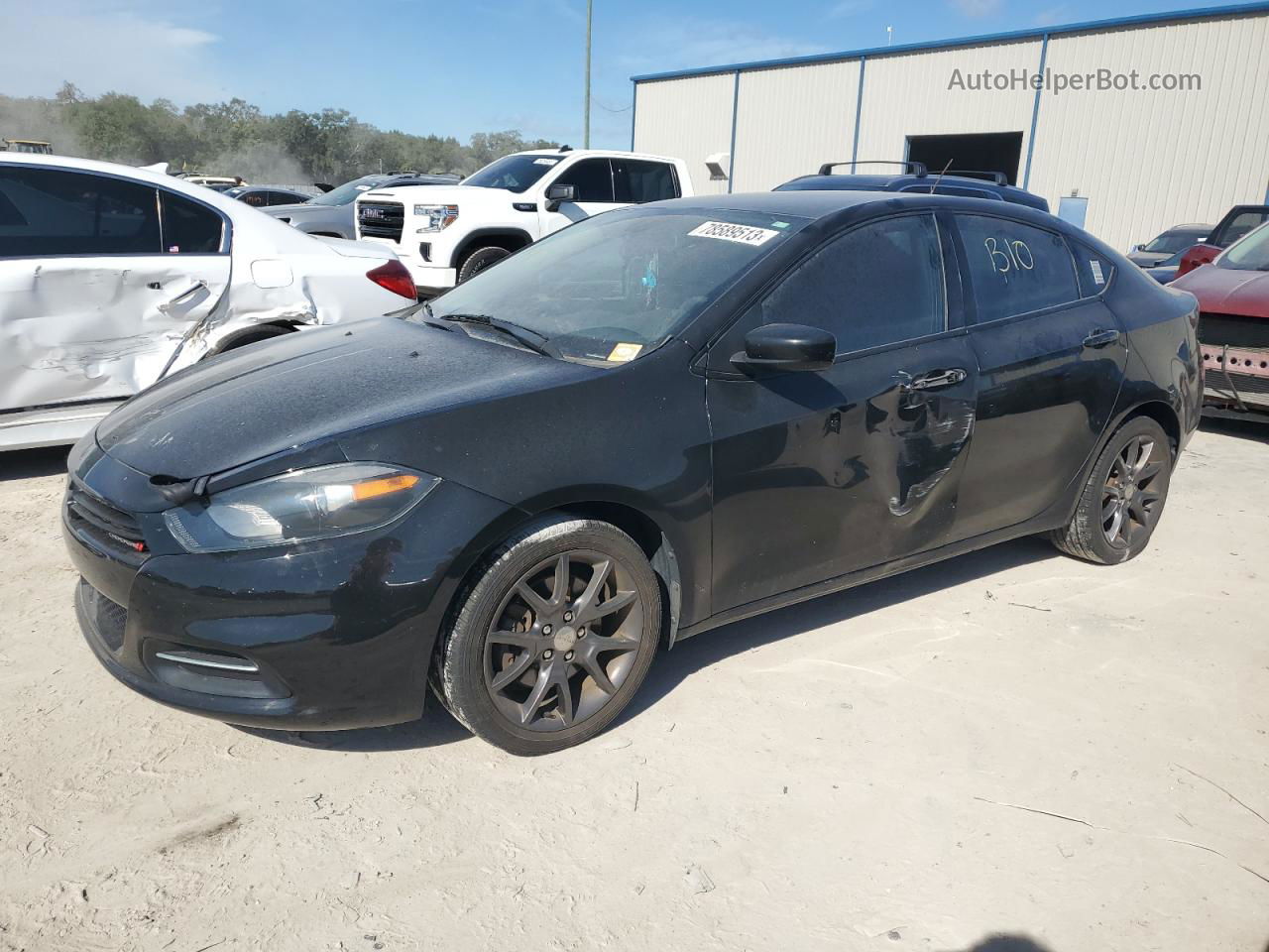 2015 Dodge Dart Se Black vin: 1C3CDFAA5FD433167