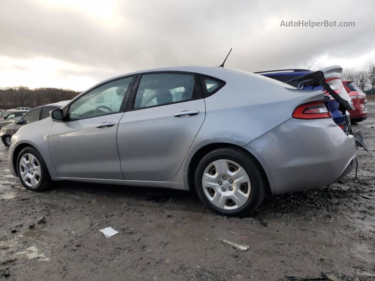 2015 Dodge Dart Se Silver vin: 1C3CDFAA6FD160028