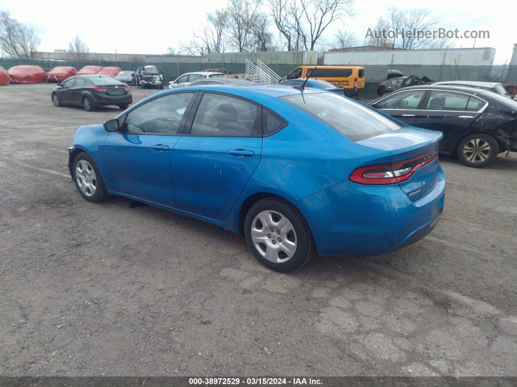 2015 Dodge Dart Se Blue vin: 1C3CDFAA6FD238095