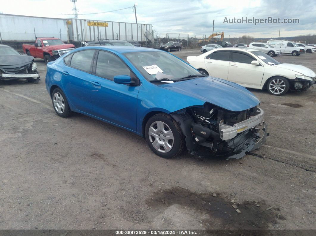 2015 Dodge Dart Se Blue vin: 1C3CDFAA6FD238095