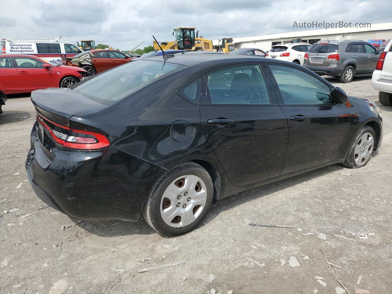 2015 Dodge Dart Se Black vin: 1C3CDFAA6FD346166