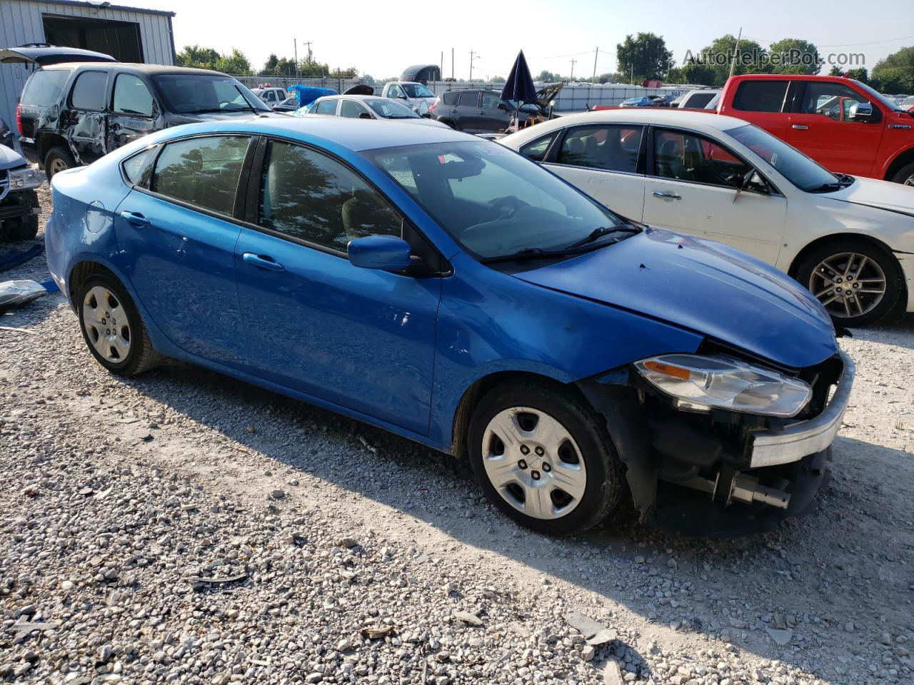 2015 Dodge Dart Se Blue vin: 1C3CDFAA6FD392581