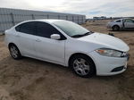 2015 Dodge Dart Se White vin: 1C3CDFAA6FD404583