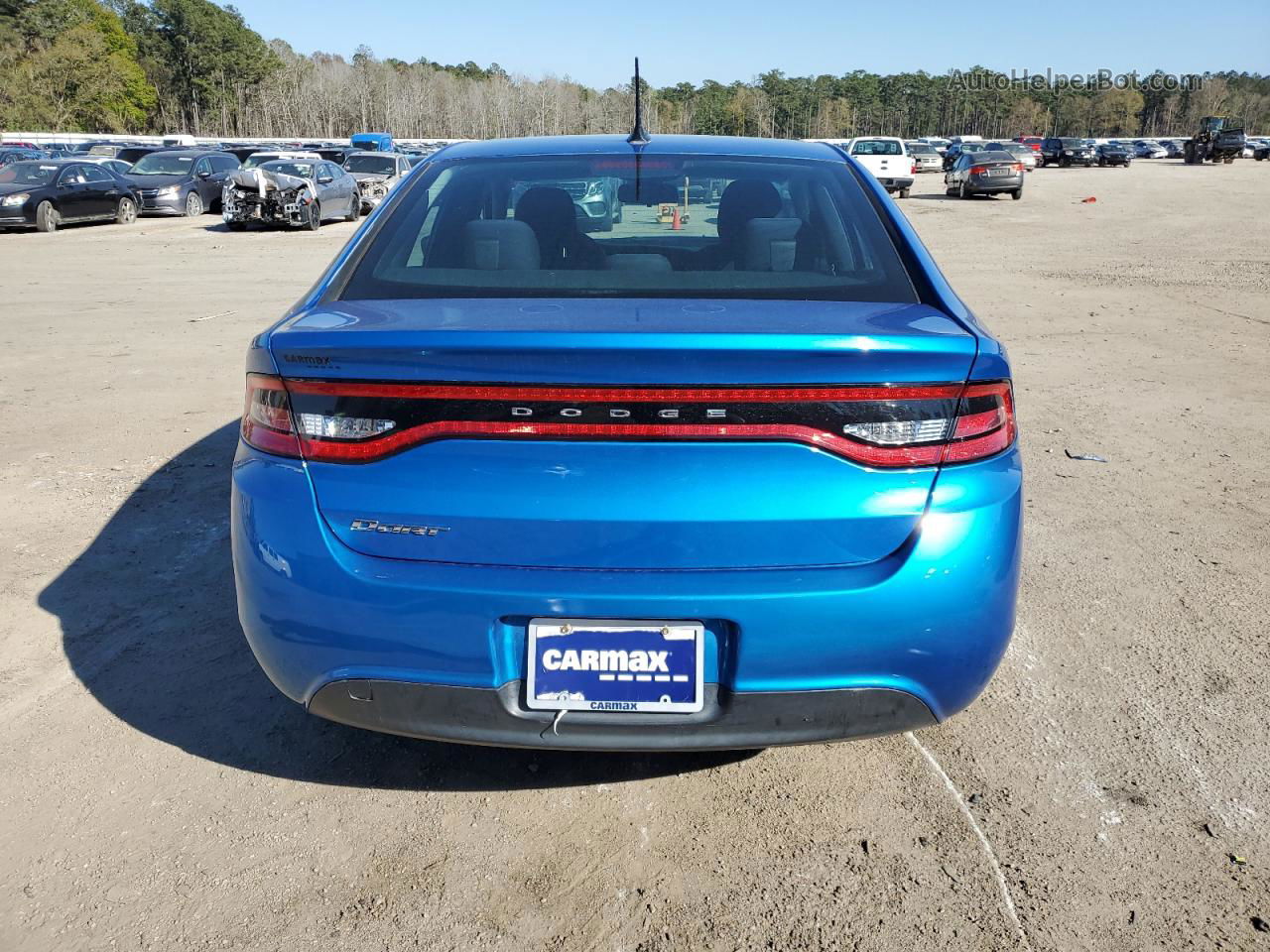 2015 Dodge Dart Se Blue vin: 1C3CDFAA6FD405930