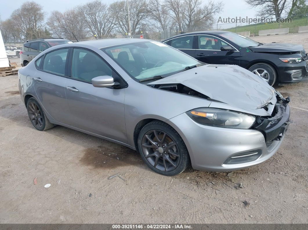 2015 Dodge Dart Se Silver vin: 1C3CDFAA6FD434148