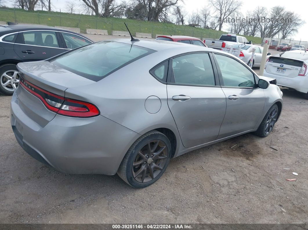 2015 Dodge Dart Se Silver vin: 1C3CDFAA6FD434148