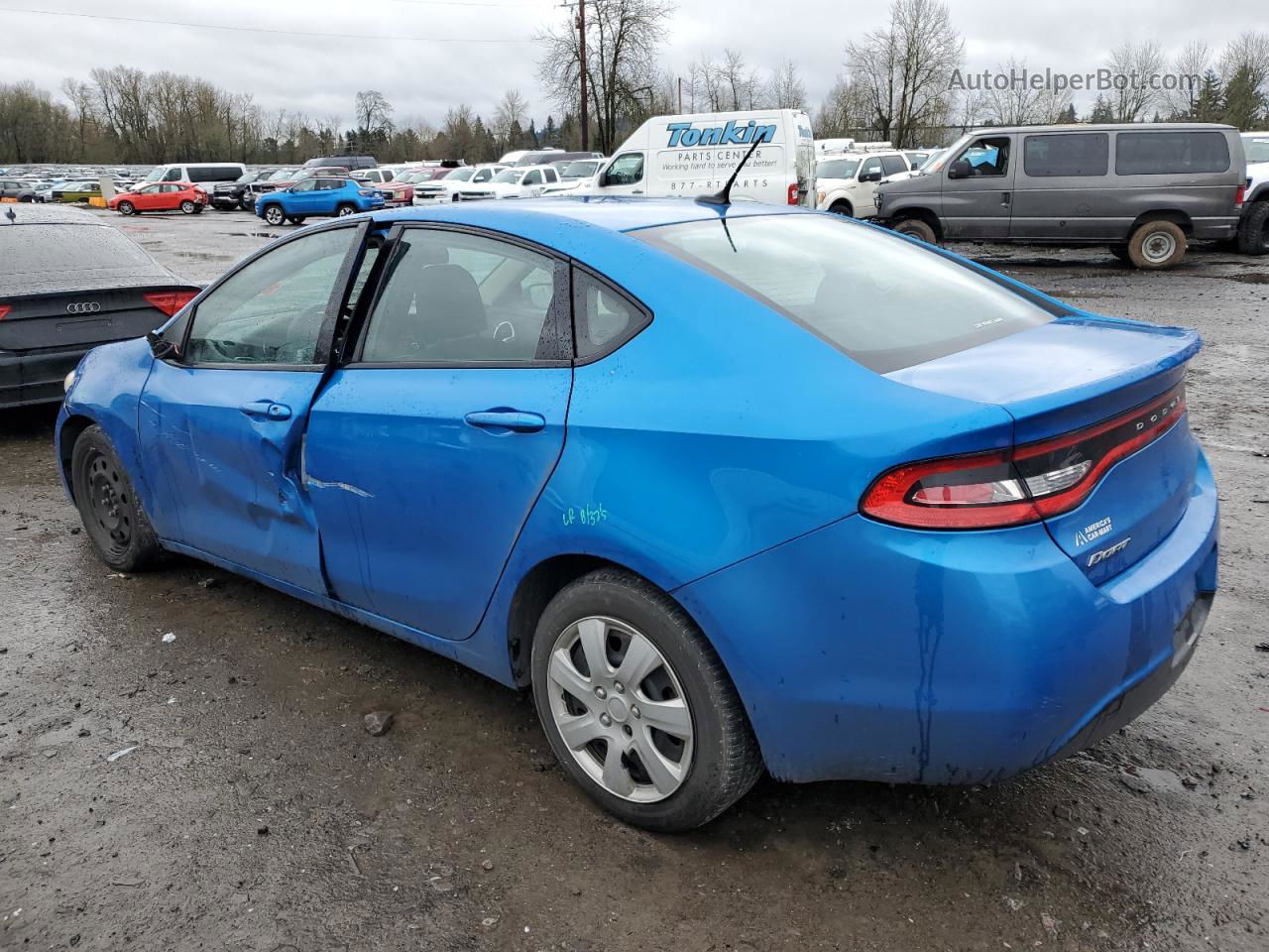 2015 Dodge Dart Se Blue vin: 1C3CDFAA7FD201265