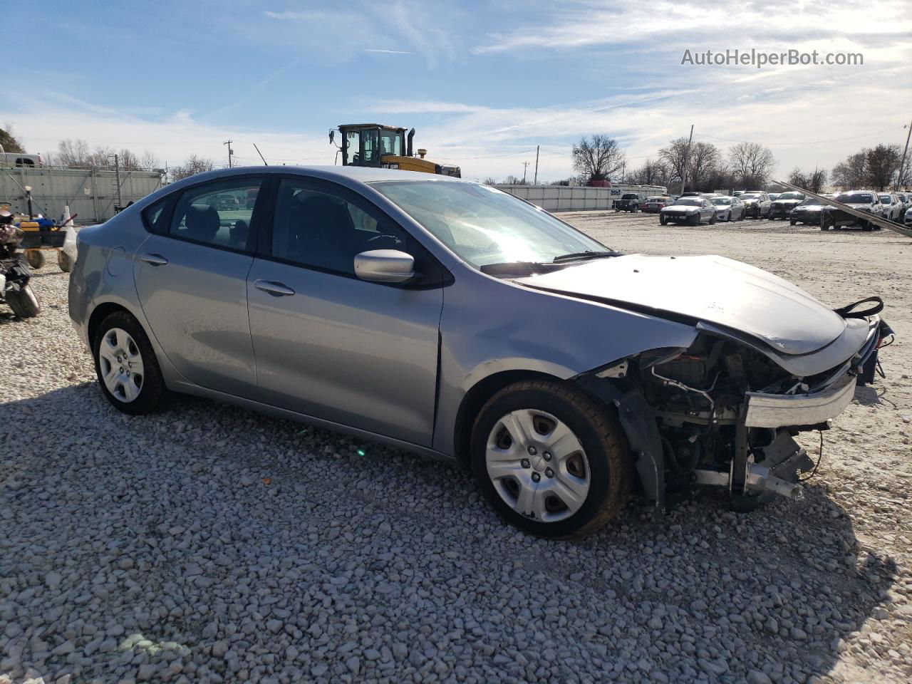 2015 Dodge Dart Se Silver vin: 1C3CDFAA7FD204828