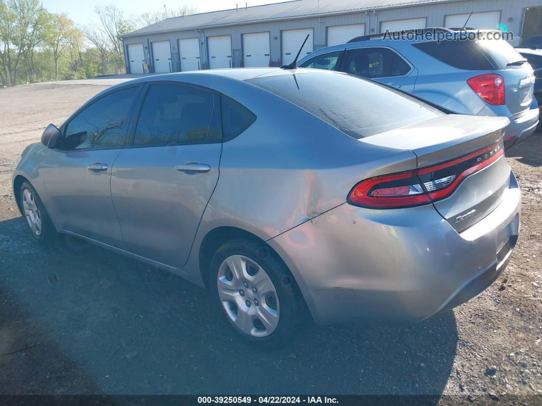 2015 Dodge Dart Se Silver vin: 1C3CDFAA7FD267945