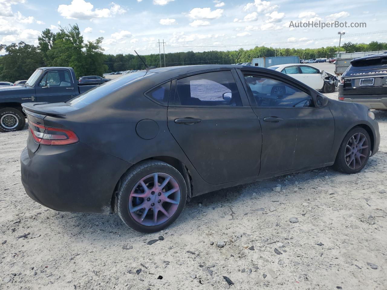 2015 Dodge Dart Se Черный vin: 1C3CDFAA7FD277696