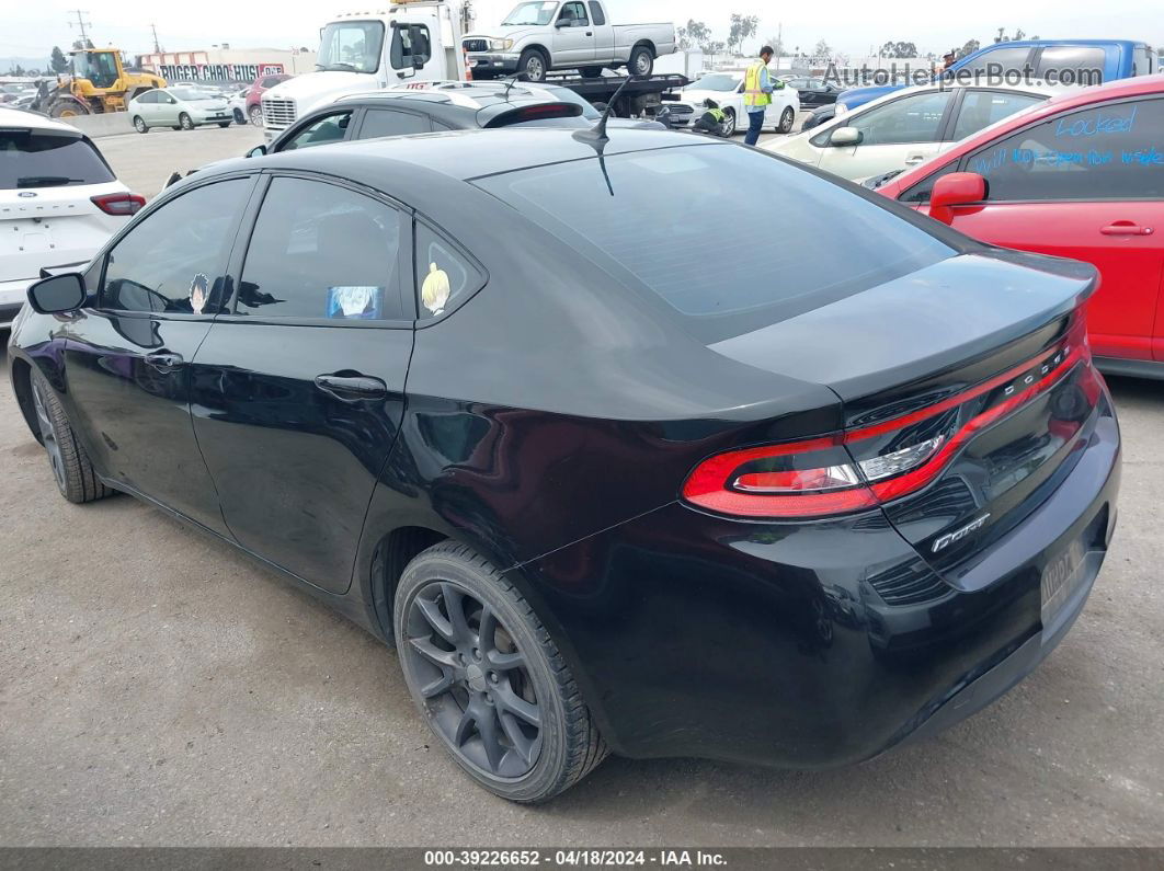 2015 Dodge Dart Se Black vin: 1C3CDFAA7FD391035