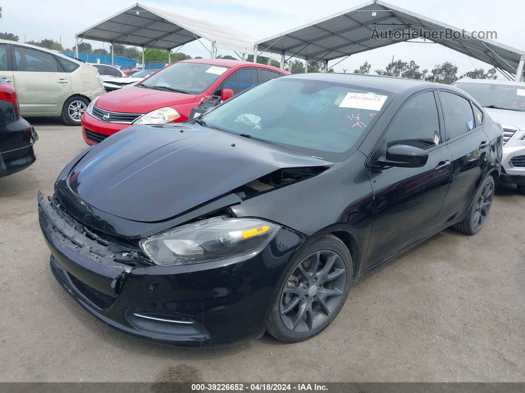 2015 Dodge Dart Se Black vin: 1C3CDFAA7FD391035