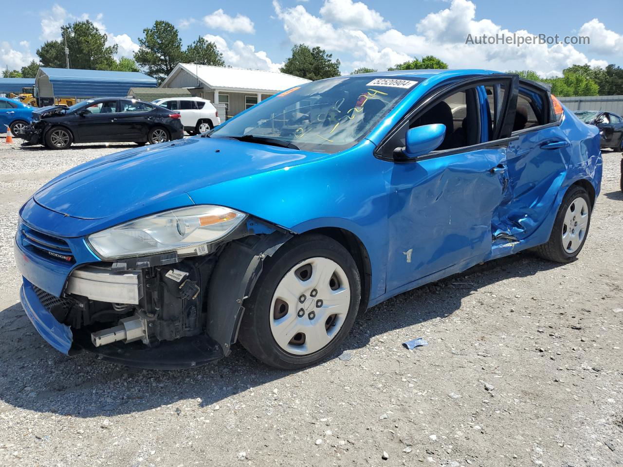 2015 Dodge Dart Se Blue vin: 1C3CDFAA7FD414989