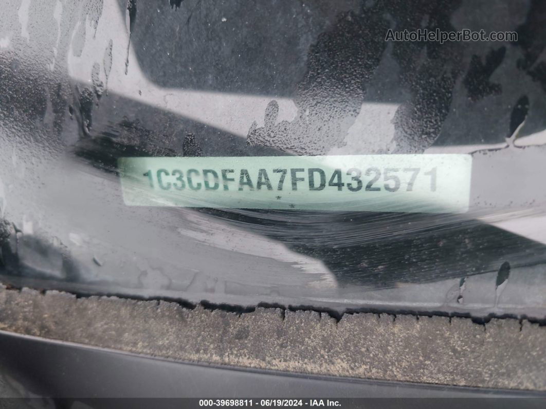 2015 Dodge Dart Se Silver vin: 1C3CDFAA7FD432571