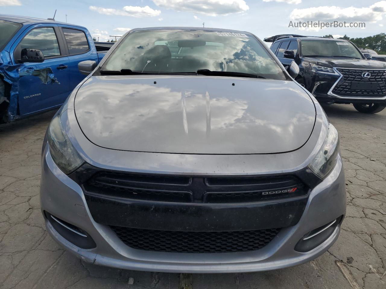 2015 Dodge Dart Se Gray vin: 1C3CDFAA7FD433994