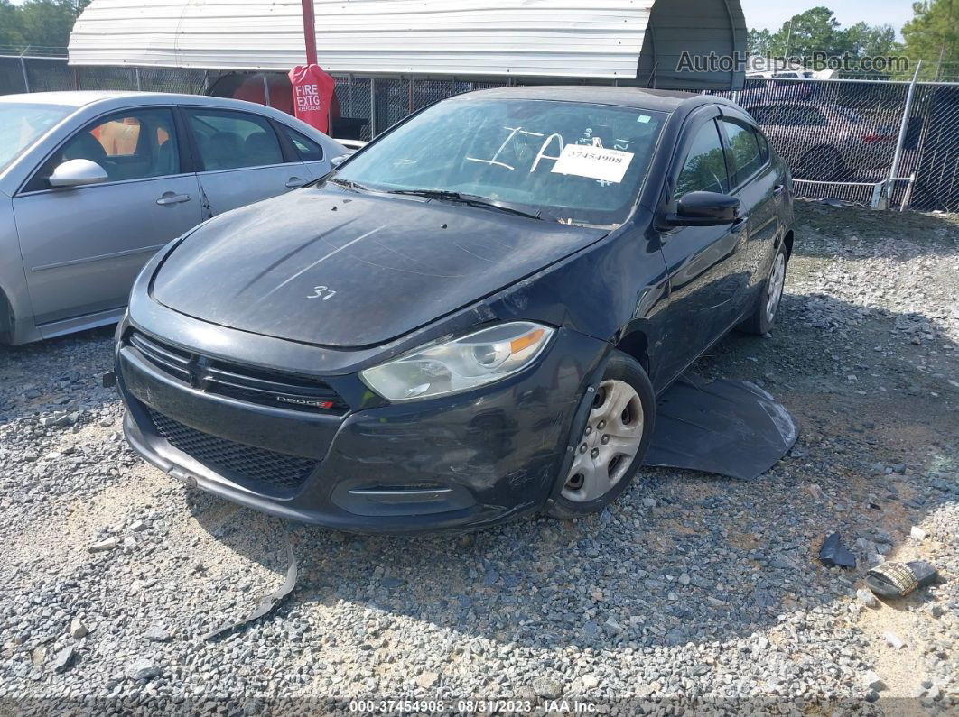 2015 Dodge Dart Se Black vin: 1C3CDFAA9FD224059