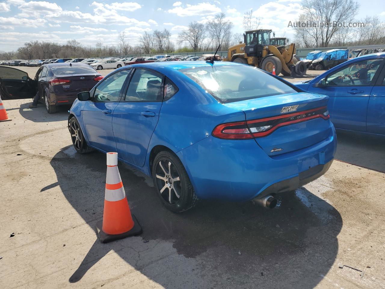 2015 Dodge Dart Se Синий vin: 1C3CDFAA9FD337915