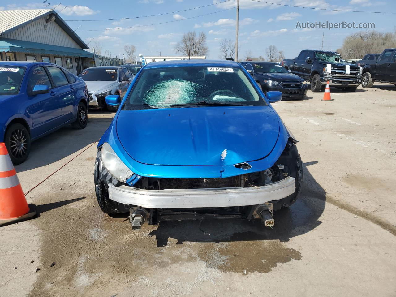 2015 Dodge Dart Se Blue vin: 1C3CDFAA9FD337915