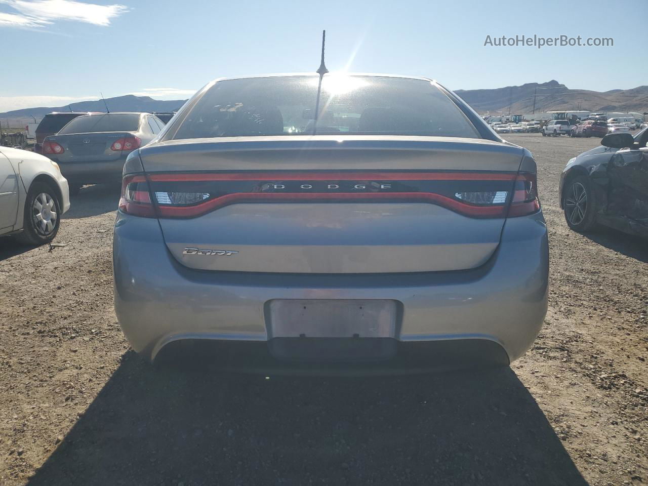 2015 Dodge Dart Se Silver vin: 1C3CDFAA9FD411284