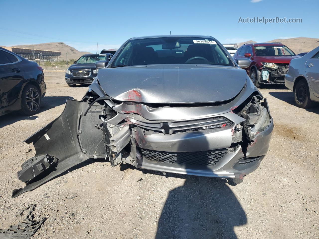 2015 Dodge Dart Se Silver vin: 1C3CDFAA9FD411284