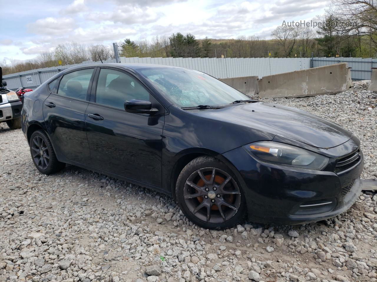 2015 Dodge Dart Se Black vin: 1C3CDFAA9FD432619