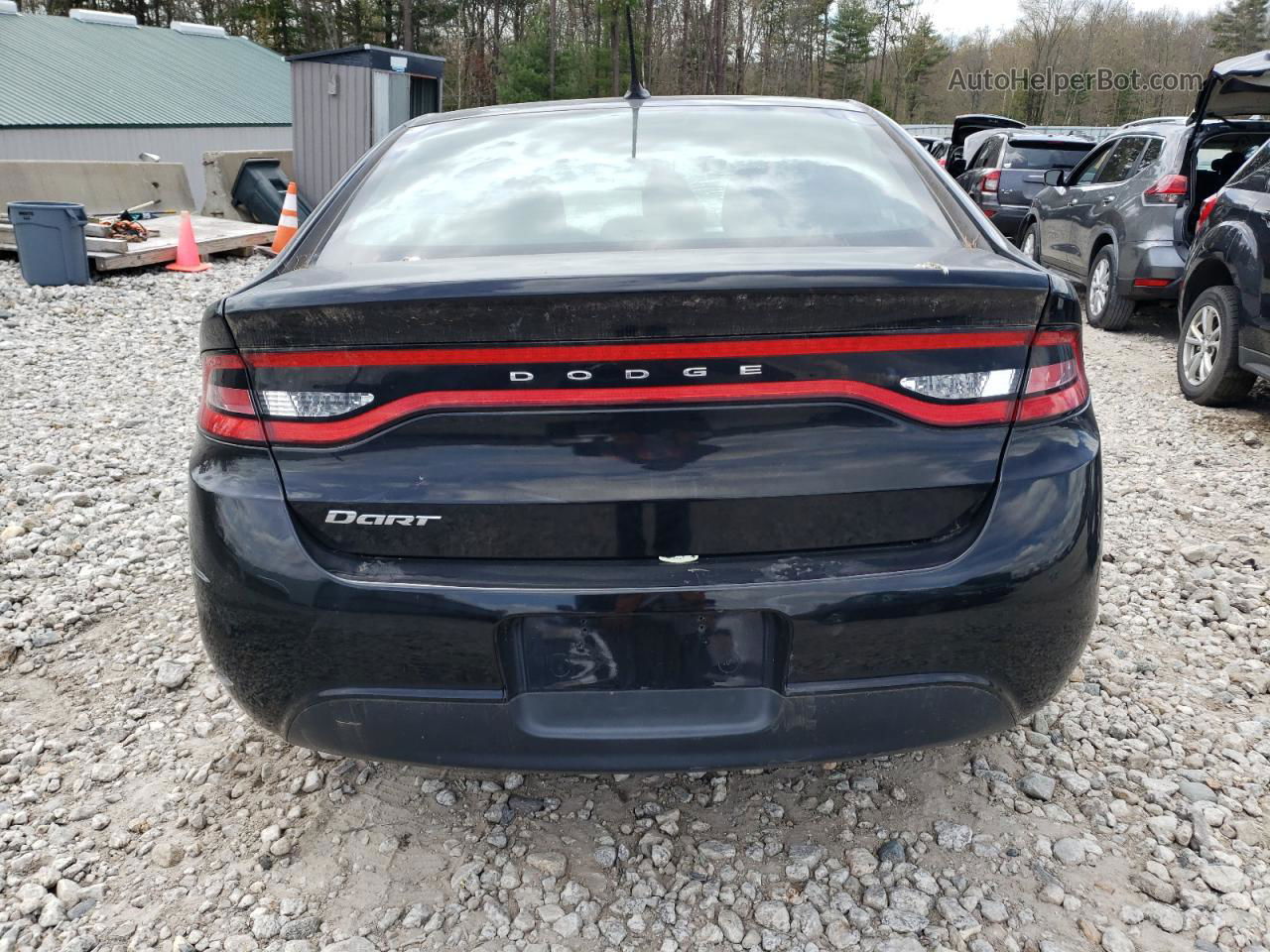 2015 Dodge Dart Se Black vin: 1C3CDFAA9FD432619