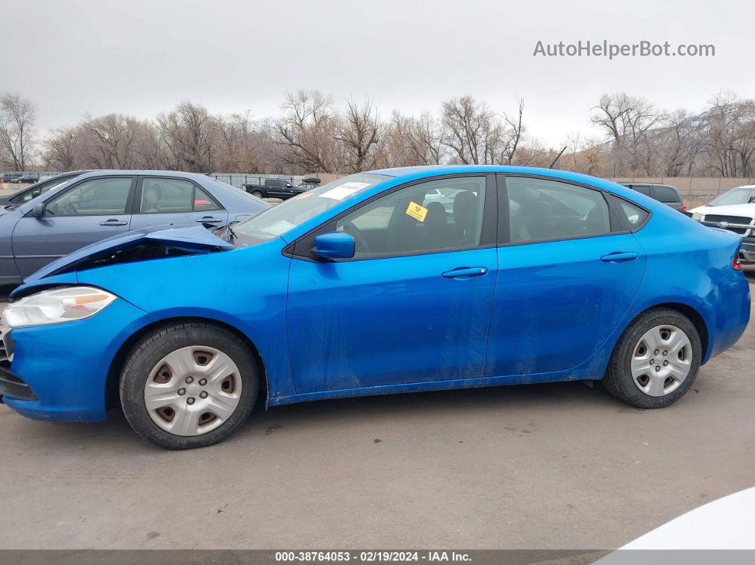 2015 Dodge Dart Se Blue vin: 1C3CDFAAXFD320430