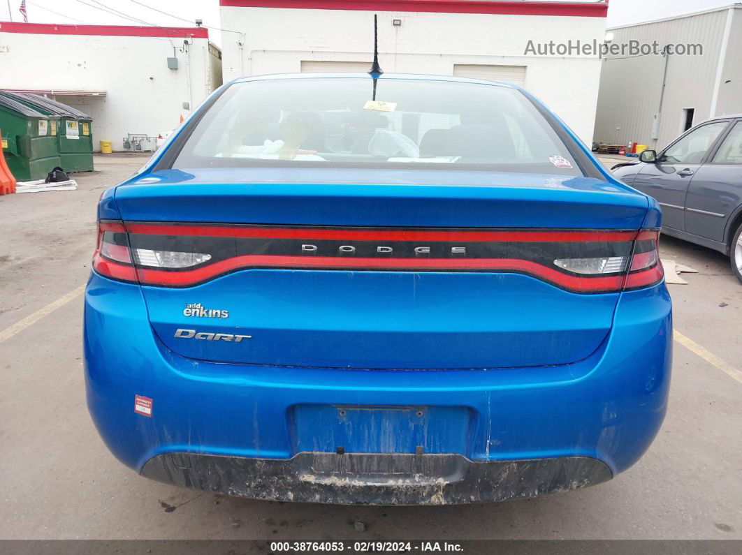 2015 Dodge Dart Se Blue vin: 1C3CDFAAXFD320430