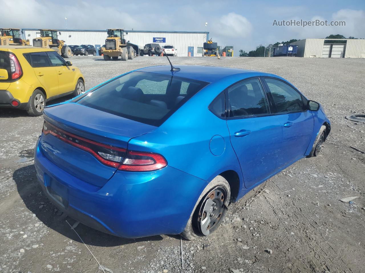 2015 Dodge Dart Se Blue vin: 1C3CDFAAXFD422875