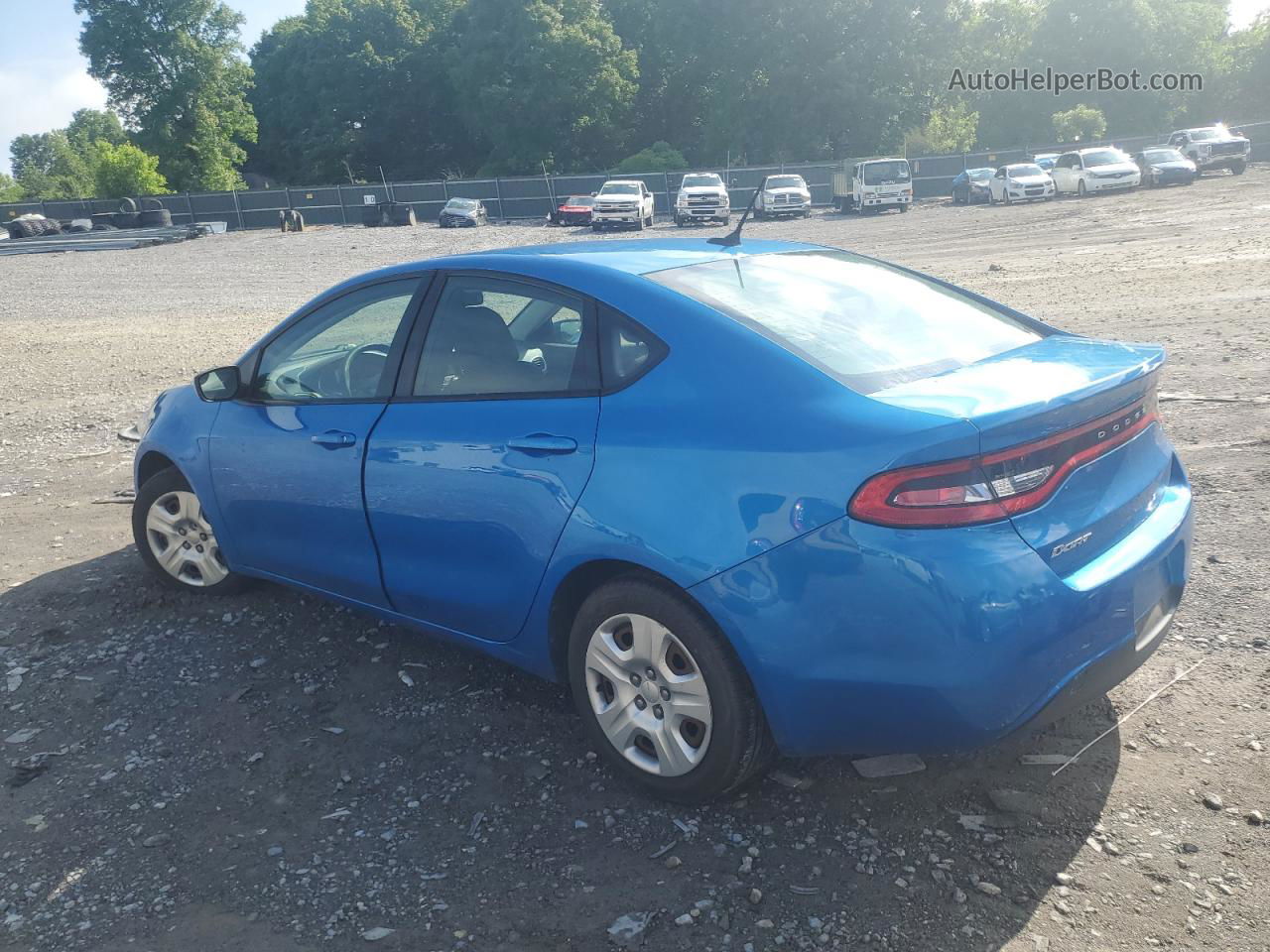 2015 Dodge Dart Se Blue vin: 1C3CDFAAXFD422875