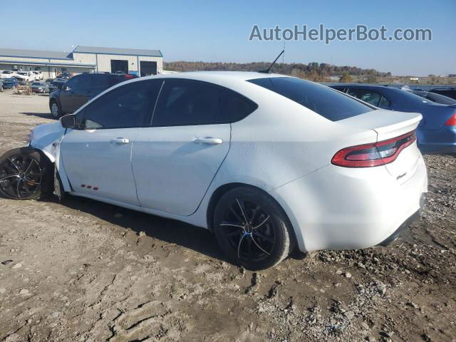 2015 Dodge Dart Sxt White vin: 1C3CDFBA9DD152100