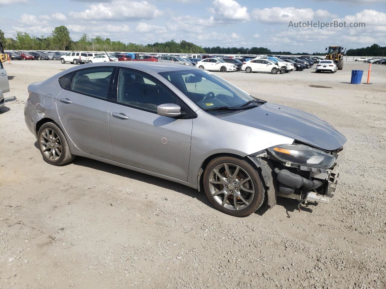 2015 Dodge Dart Sxt Серебряный vin: 1C3CDFBB0FD122477