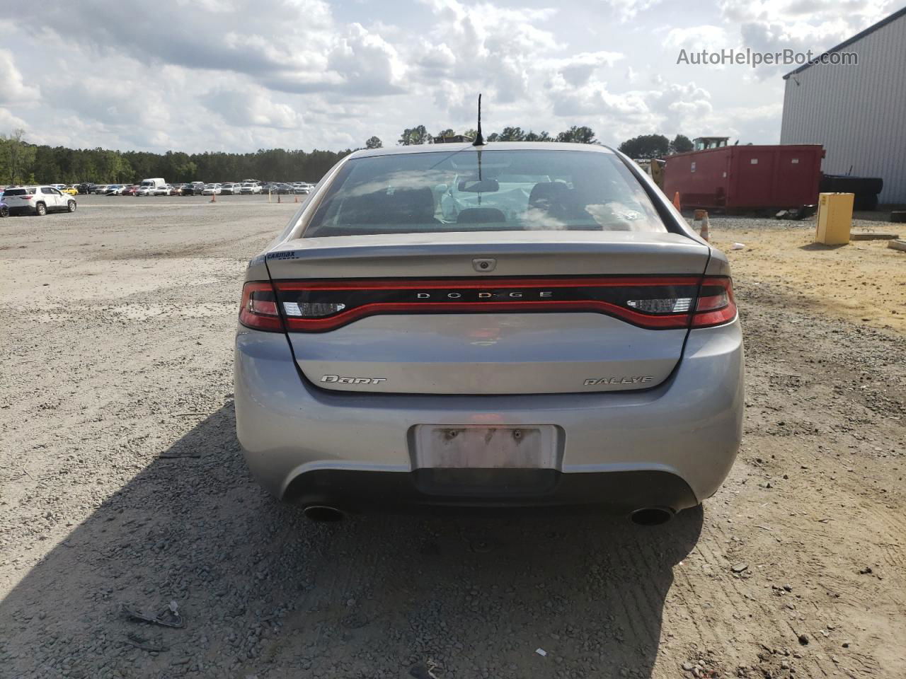 2015 Dodge Dart Sxt Silver vin: 1C3CDFBB0FD122477