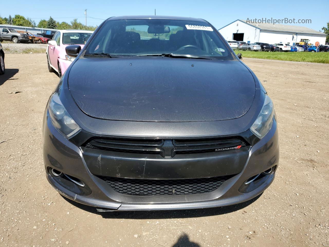 2015 Dodge Dart Sxt Gray vin: 1C3CDFBB0FD174692